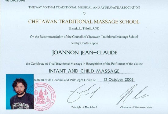 Infant and Child Massage